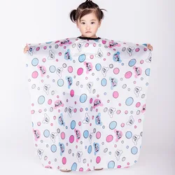 Kids Cartoon Haircut Hairdresser Cape Professional Hair-Cut Salon Barber Wrap Waterproof Cutting Gown Hair Care Styling Supplies