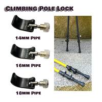 Walking Stick Lock Handle Parts Durable Trekking Pole Lock Replacement Portable Locks Clip Clasp Cane Outdoor Hiking