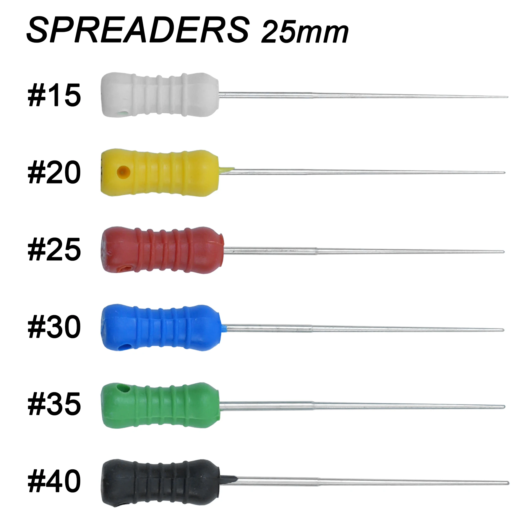 6pcs/Box Dental Spreaders File 21mm /25mm Stainless Steel Hand Use Spreader for Root Cleaning Canal Files Dentistry Tool