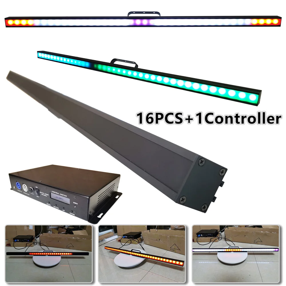 LED RGB 40X0.5W Pixel Bar Stage Light DMX512 Controller Strip Strobe Washing Disco DJ Music KTV Party Effect Lamp Clube Lighting