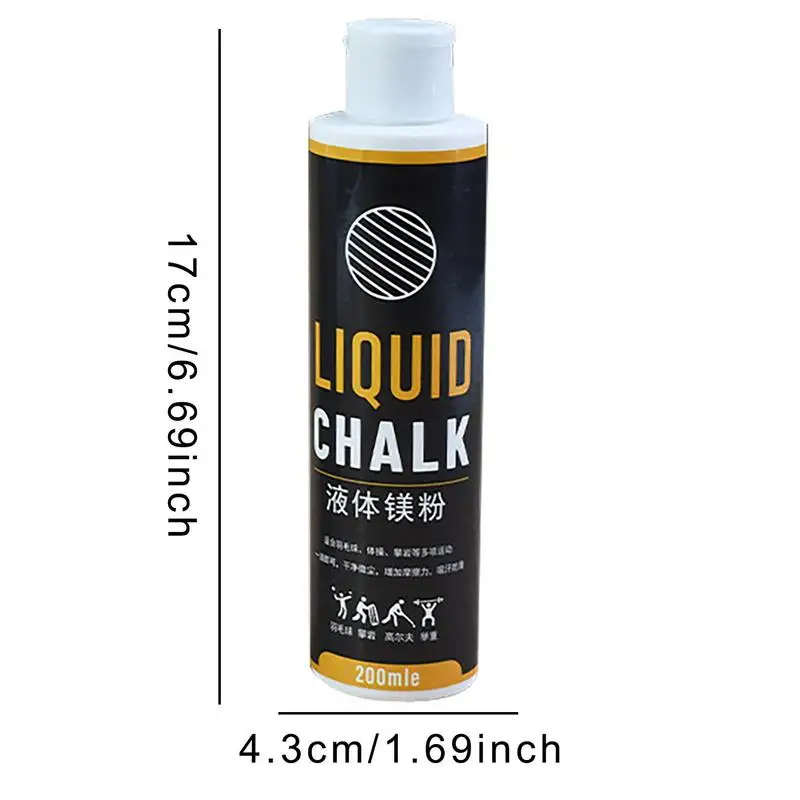 Gymnastics Chalk Fitness Liquid Chalk No Mess Dry Fast Sweatproof Long Lasting Liquid Chalk For Workout Cross Training