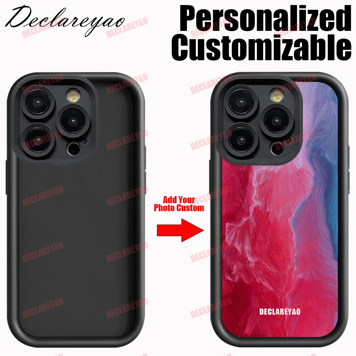 Personalized DIY Name Photo Custom Silicone Case For Motorola Moto G22 G9 Play G30 G32 Edge 40 50 60 Fusion G15 G60 G53 5G Cover