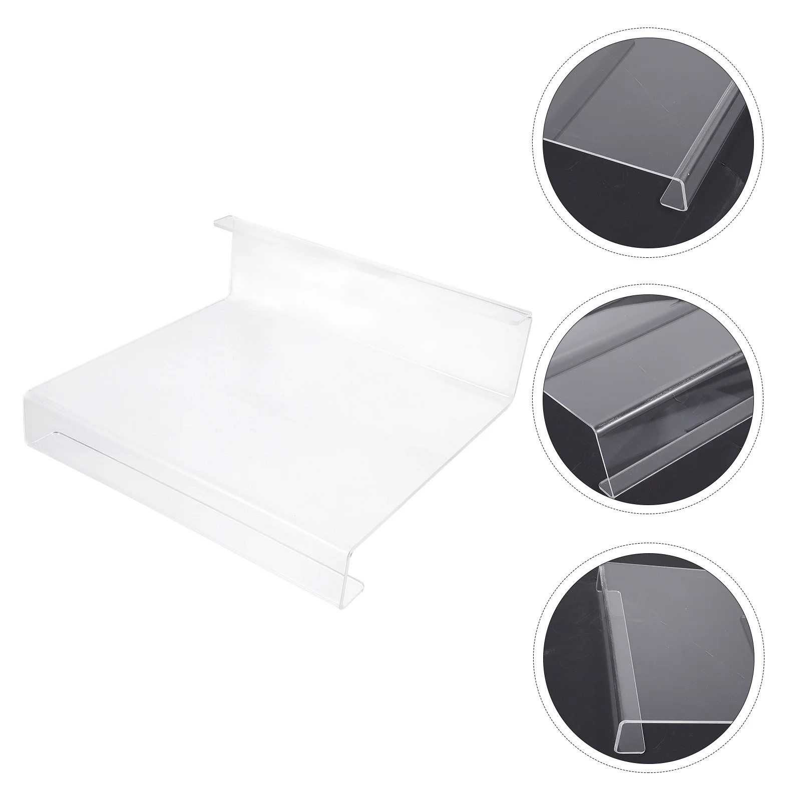 Lightweight Durable Acrylic Treadmill Book Holder Transparent Reading Frame Strong Tablet Magazine Display Stand