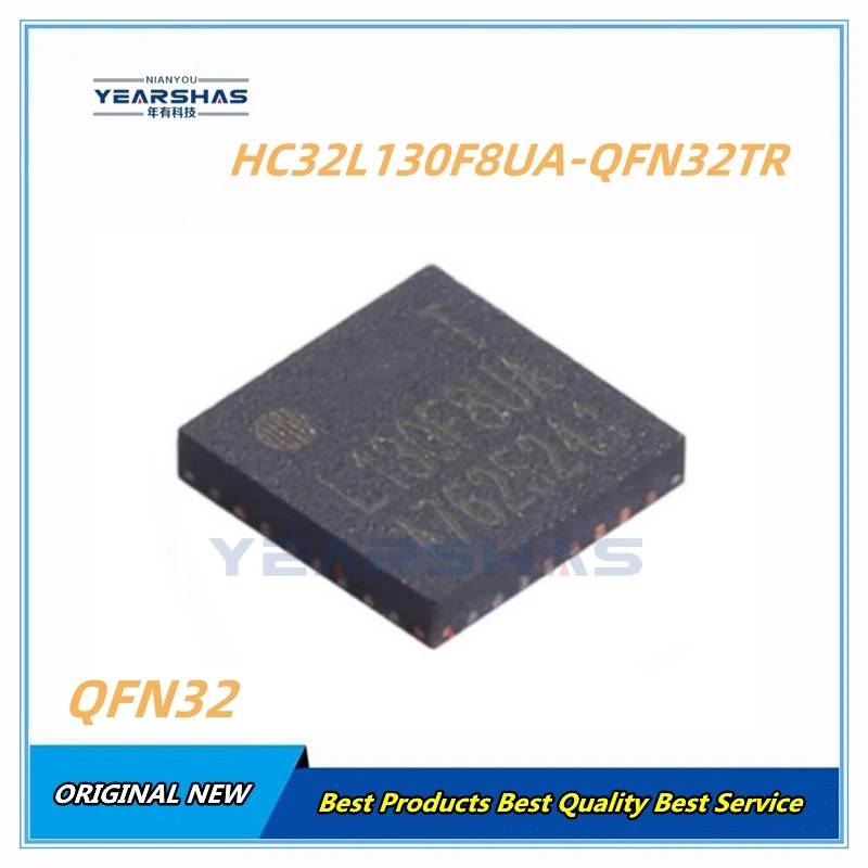 1 pièce 100% nouveau HC32L130F8UA-QFN32TR HC32L130F8UA Qinverser 32 Xiaohua semi-conducteur 32 bits MCU faible puissance puce unique Original en Stock