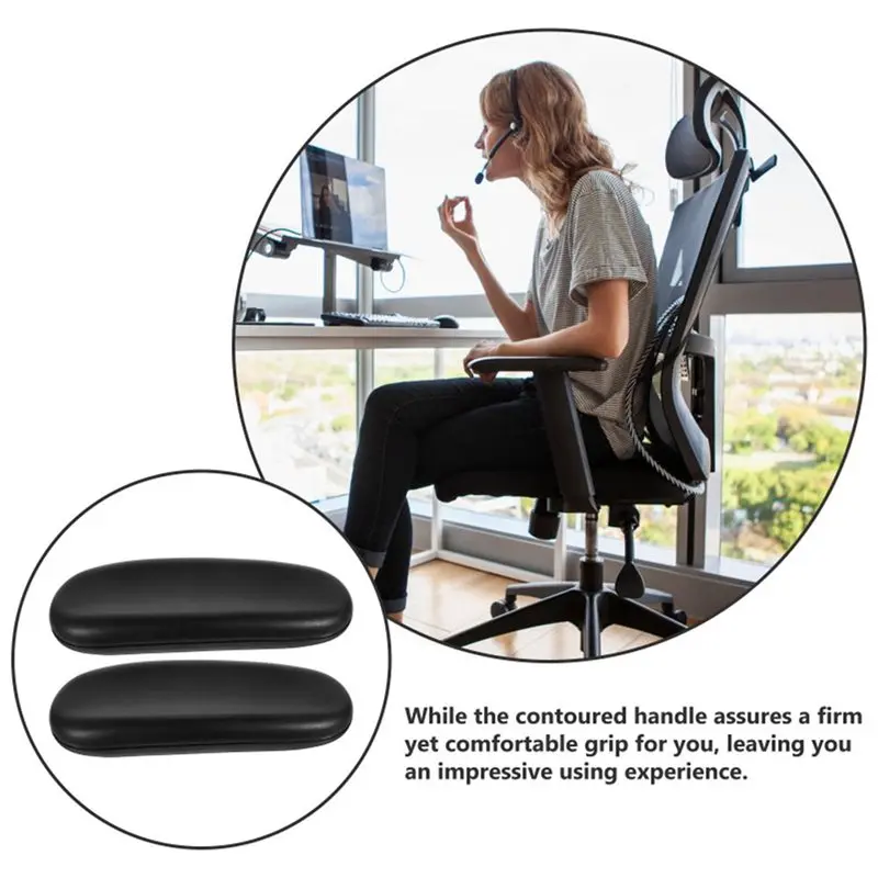 ABGR-4X Office Chair Armrests Gaming Wheelchair Handle Replacement Accessories Pads Throws For Armchairs view 3
