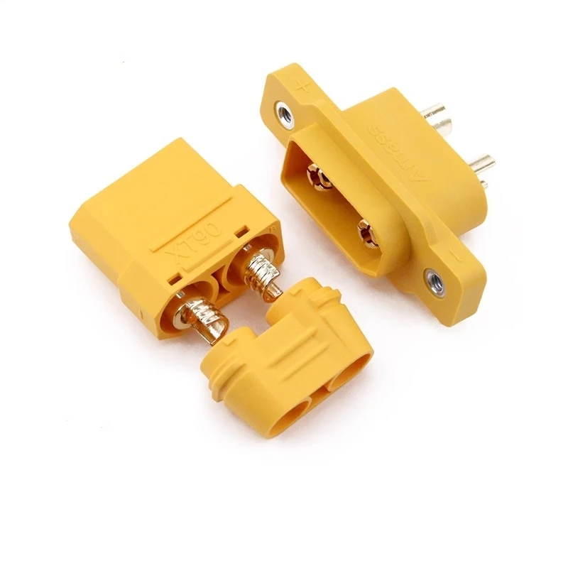 XT90NE-M with fixed seat male and female plug charging port XT90 electric vehicle lithium battery ESC model aircraft connector