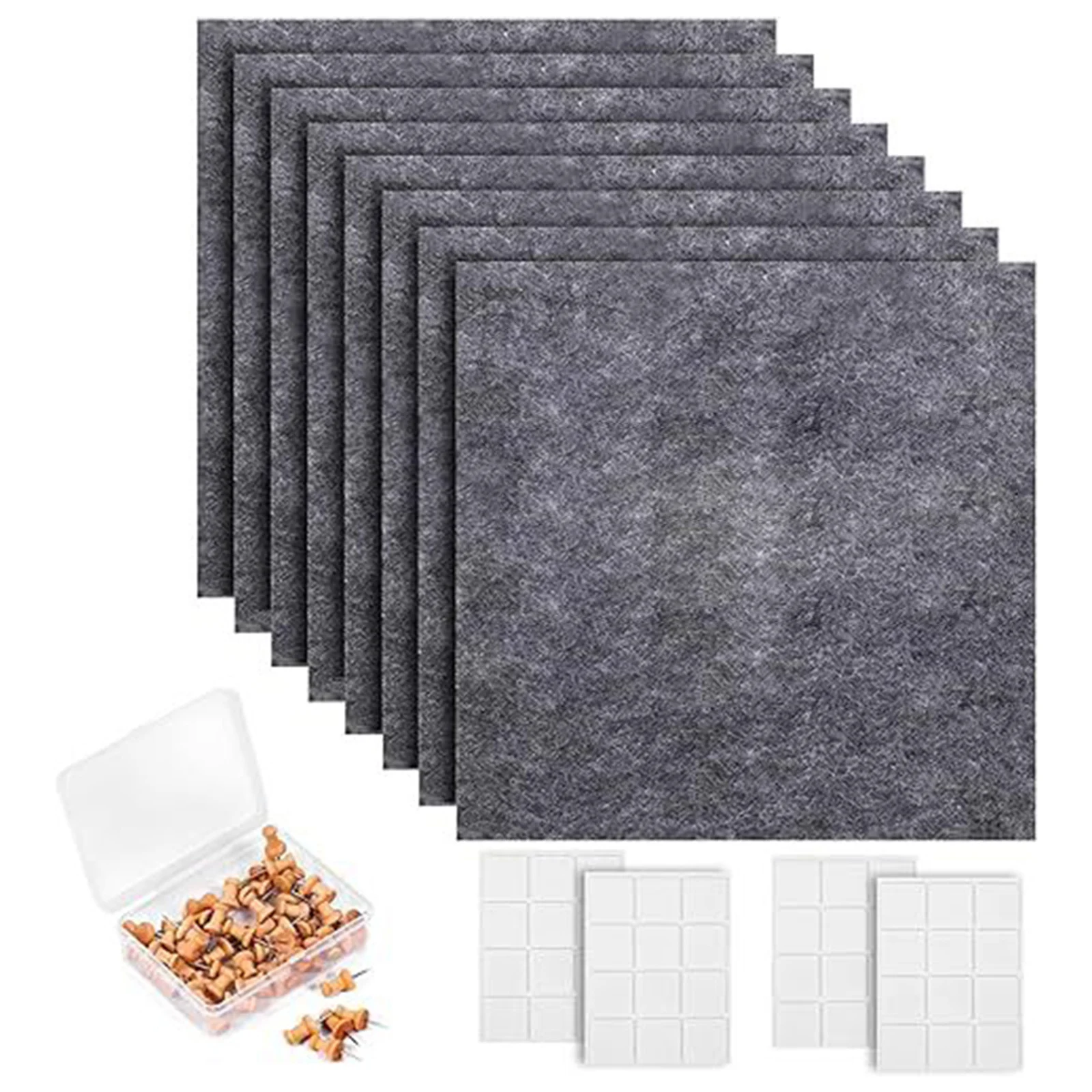 

Decorative Bulletin Board Cork Board Tiles Customizable Size Double-sided Tapes High Density Panels Noise Reduction