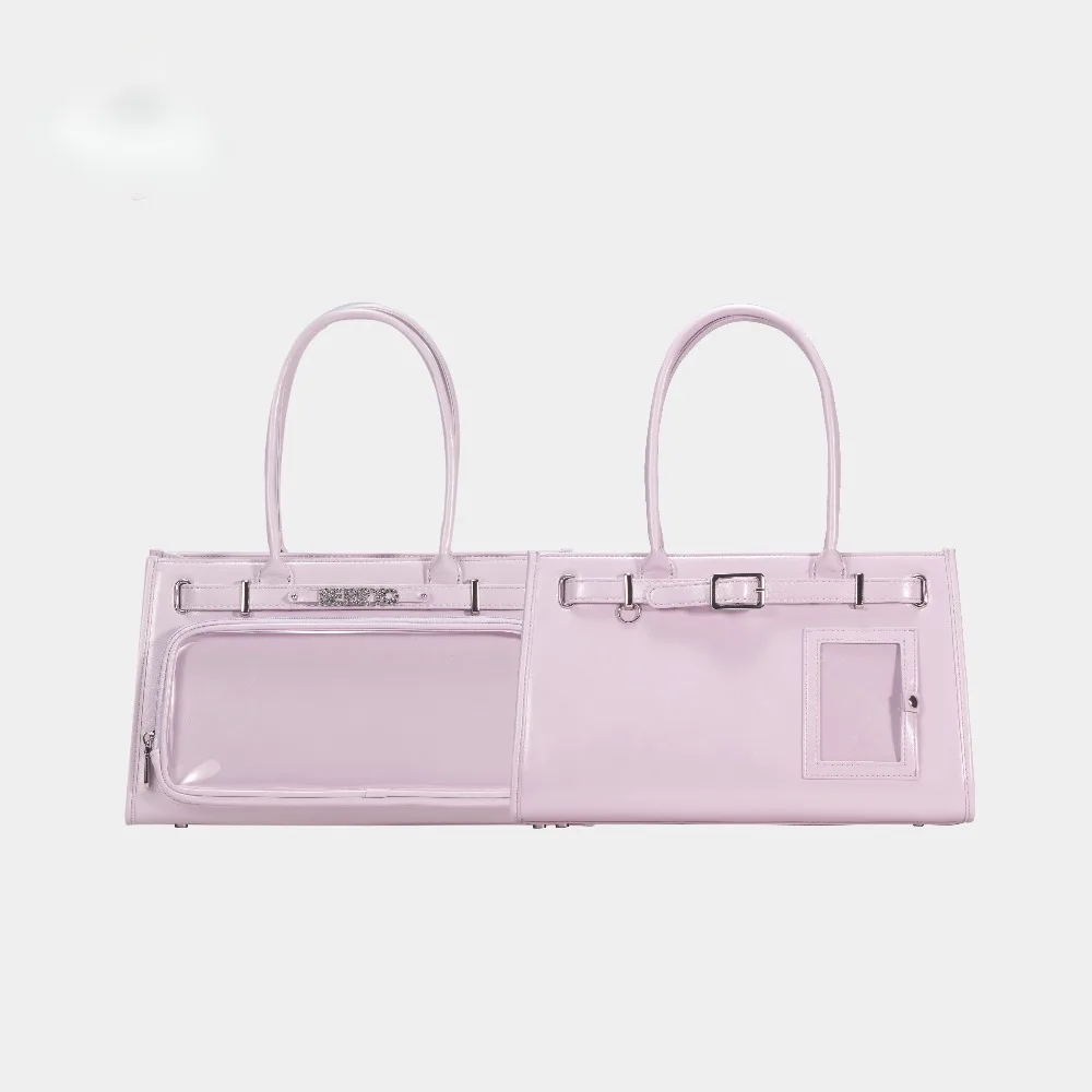 

Transparent Tote Bag Original Sac Femme Daily Work Commuter Bolsos De Mujer Multi-function Bolso Shopper Hand Bags for Woman