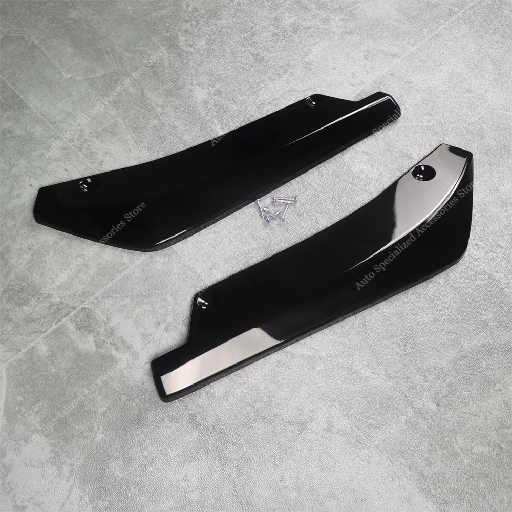 Rear Bumper Side Splitters For Hyundai Elantra 6th AD 2015-2018 Pre-Facelift Rear Diffuser Exhaust Pipe Trim Splitter Bodykits