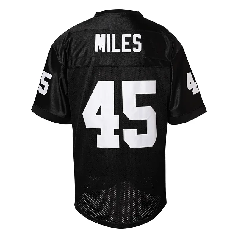 Movie PERMIAN MILES #45 Soccer Jersey Men's Outdoor American Football Rugby Jerseys Sportswear Cosplay Tops Sewing Embroidery