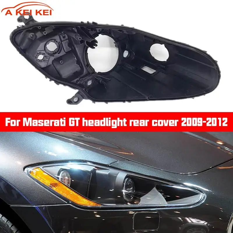 For Maserati GT GranTurismo Head Light Back Lid Head Lamp Back House Headlamp Rear Shell Hosing  Car Headlight Base Cover