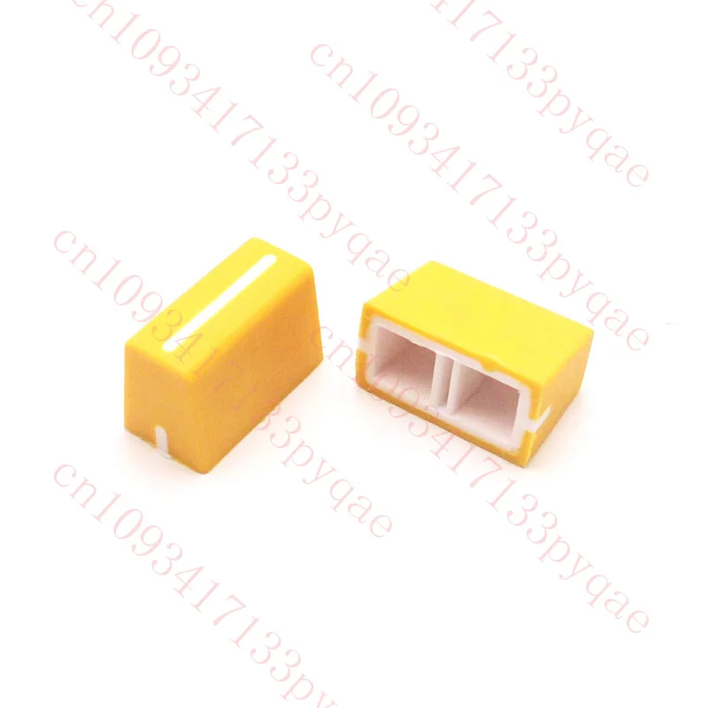 4pcs Channel Crossfader Fader Cap Knob For RANE TTM56 TTM56S TTM56S mk2 (YELLOW)