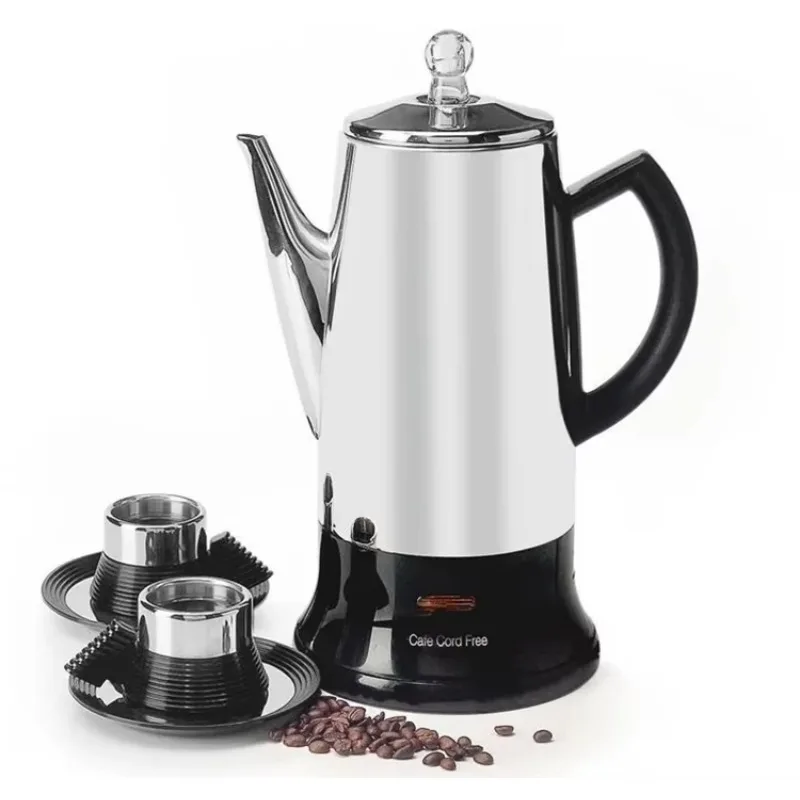 Ecocoffee High Quality 304 Stainless Steel Espresso Coffee Maker Percolator