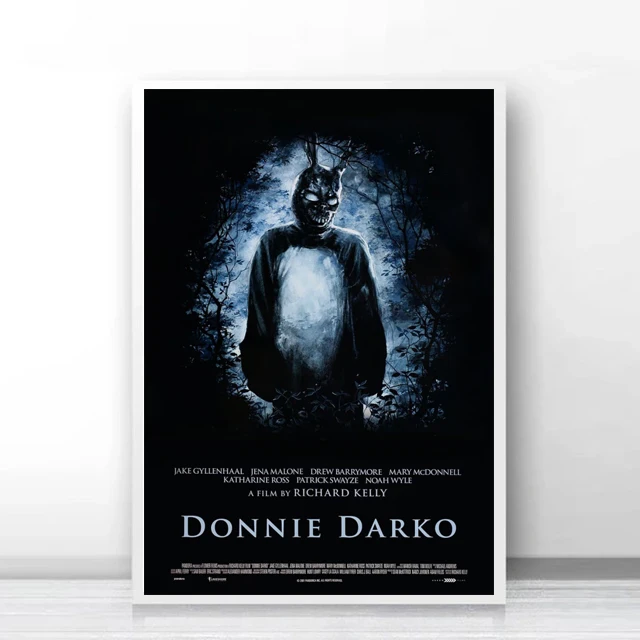 Classic Sci-fi Suspense Movie Donnie Darko Horror Film Poster Retro Wall Art Pictures Canvas Painting Home Room Decor Gift