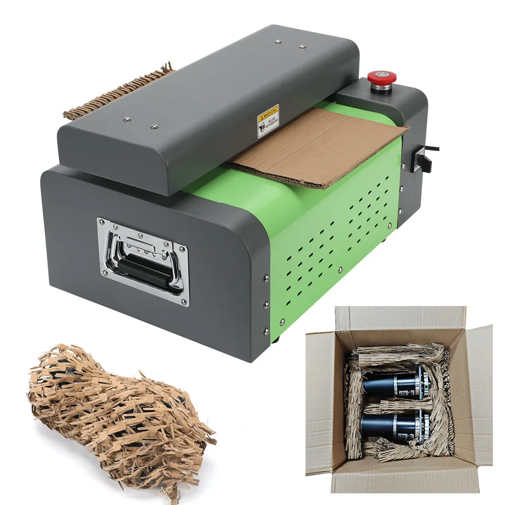 Small Waste Corrugated Crushers Recycling Cardboard Protective Packaging Expanded Paper Packing Cutting Machine for Packing