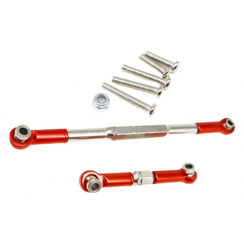 

2 Pieces Steering Links Metal Professional Replacement for 1/16 B36 C14