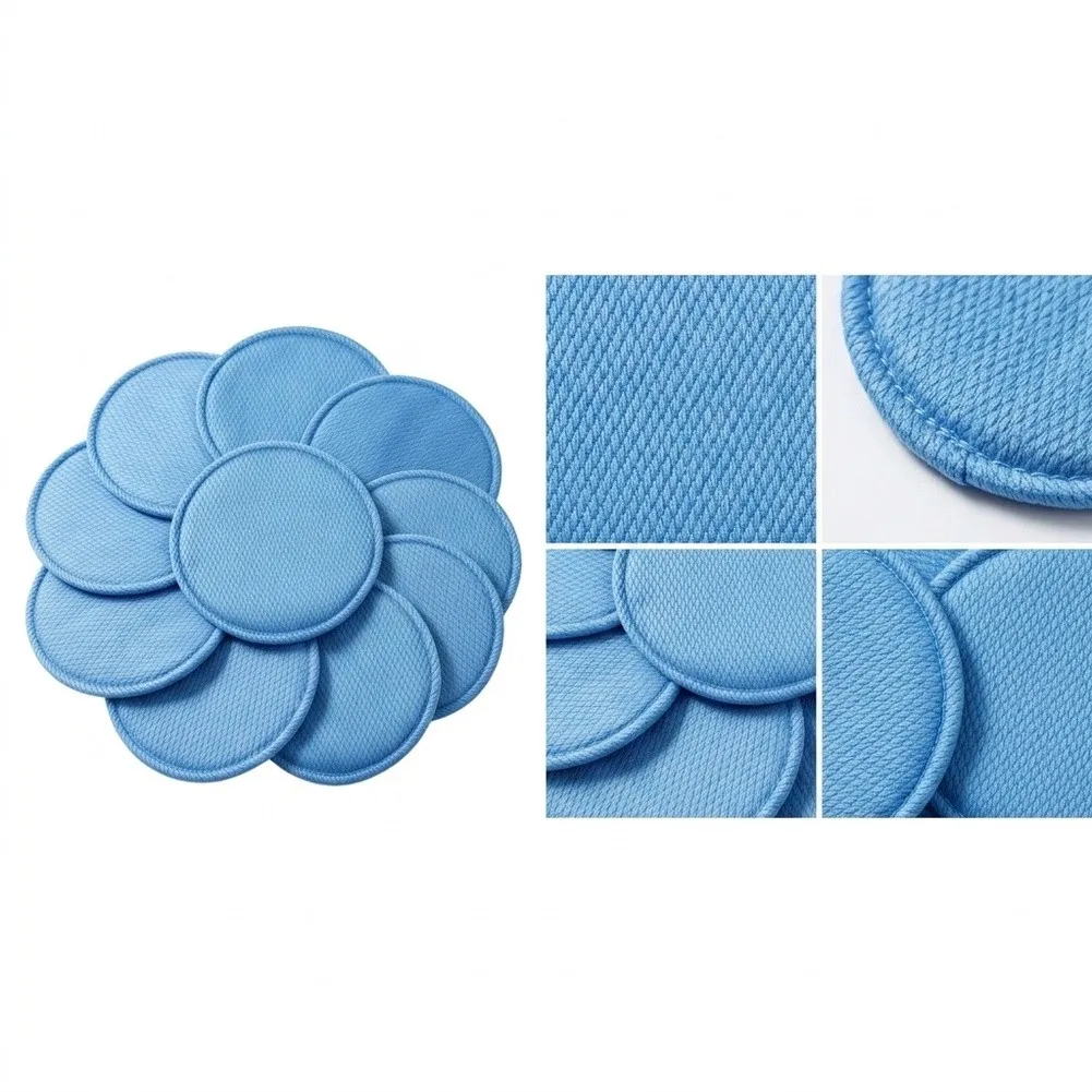 For Dreame S10 For X20 For S20 For X50 For S30 For X40 Round Mop Cloth Set 10 Count for Automatic Mopping Function