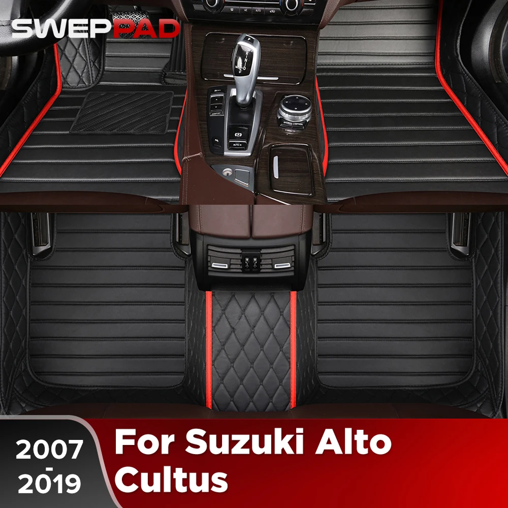 

For Suzuki Alto Cultus 2007-2019 18 17 16 Car Floor Mats All Weather Carpet Cover Floor Liners Interior Protector Accessories