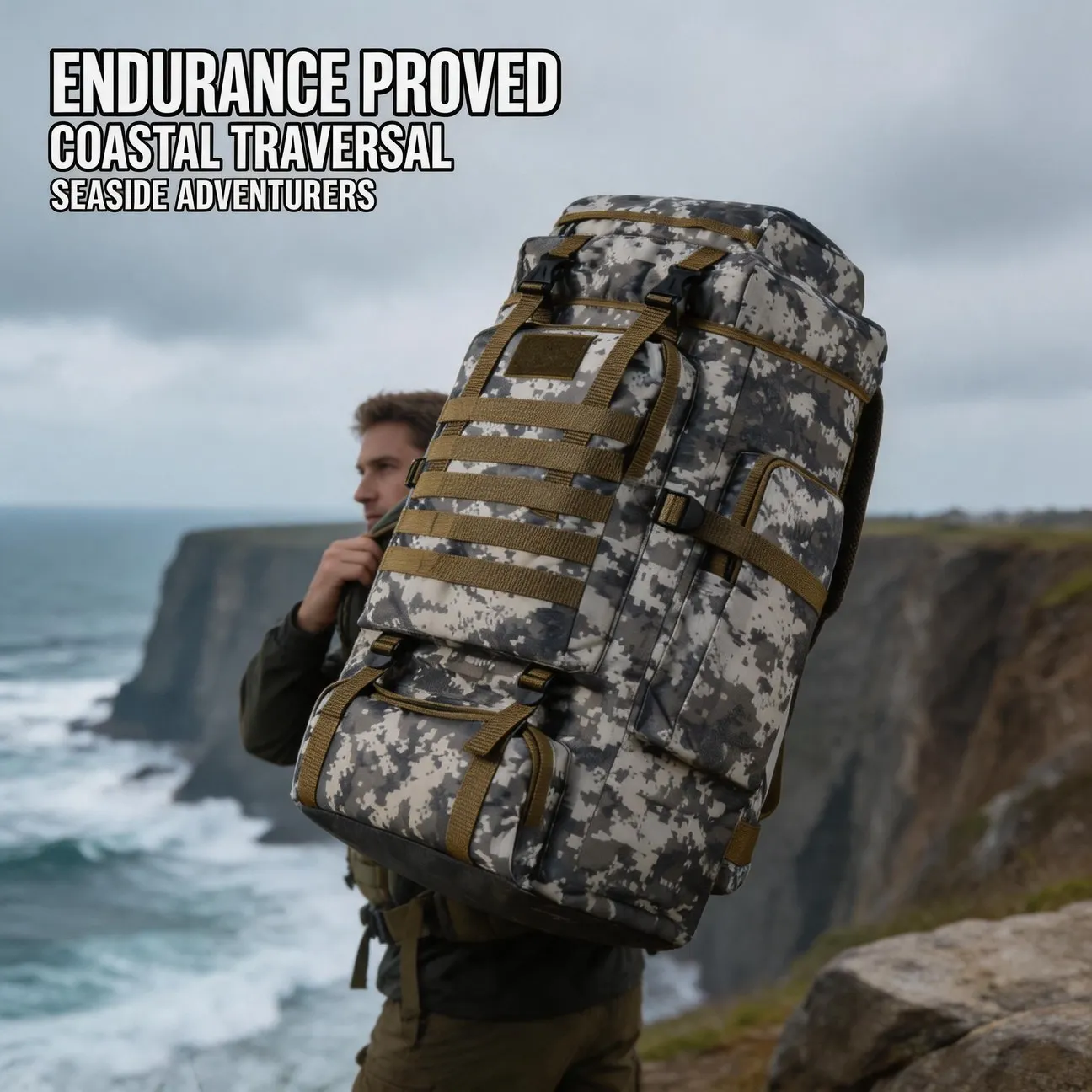 Hiking Backpack Outdoor Camping Space Saving
