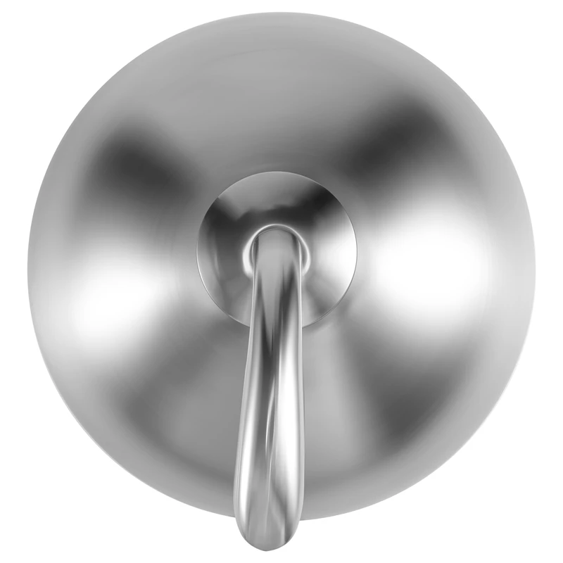 สเต็ก 1 ชิ้น 20 เซนติเมตรสแตนเลสสตีลสเต็ก Teppanyaki โดมจานฝาปิดบ้านรอบน้ํามันอาหารอาหารห้องครัวทําอาหาร