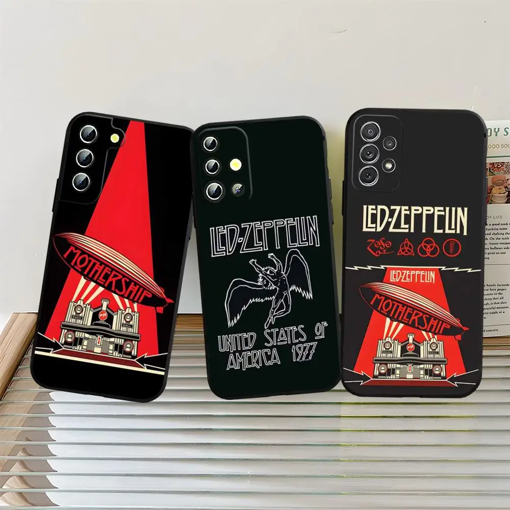 L-Led Band Z-Zeppelins Phone Case Back Cover For Samsung S24 Ultra S22 S23 S20 Fe S21 Plus Galaxy A54 A34 A24 A53 M54 Note 20