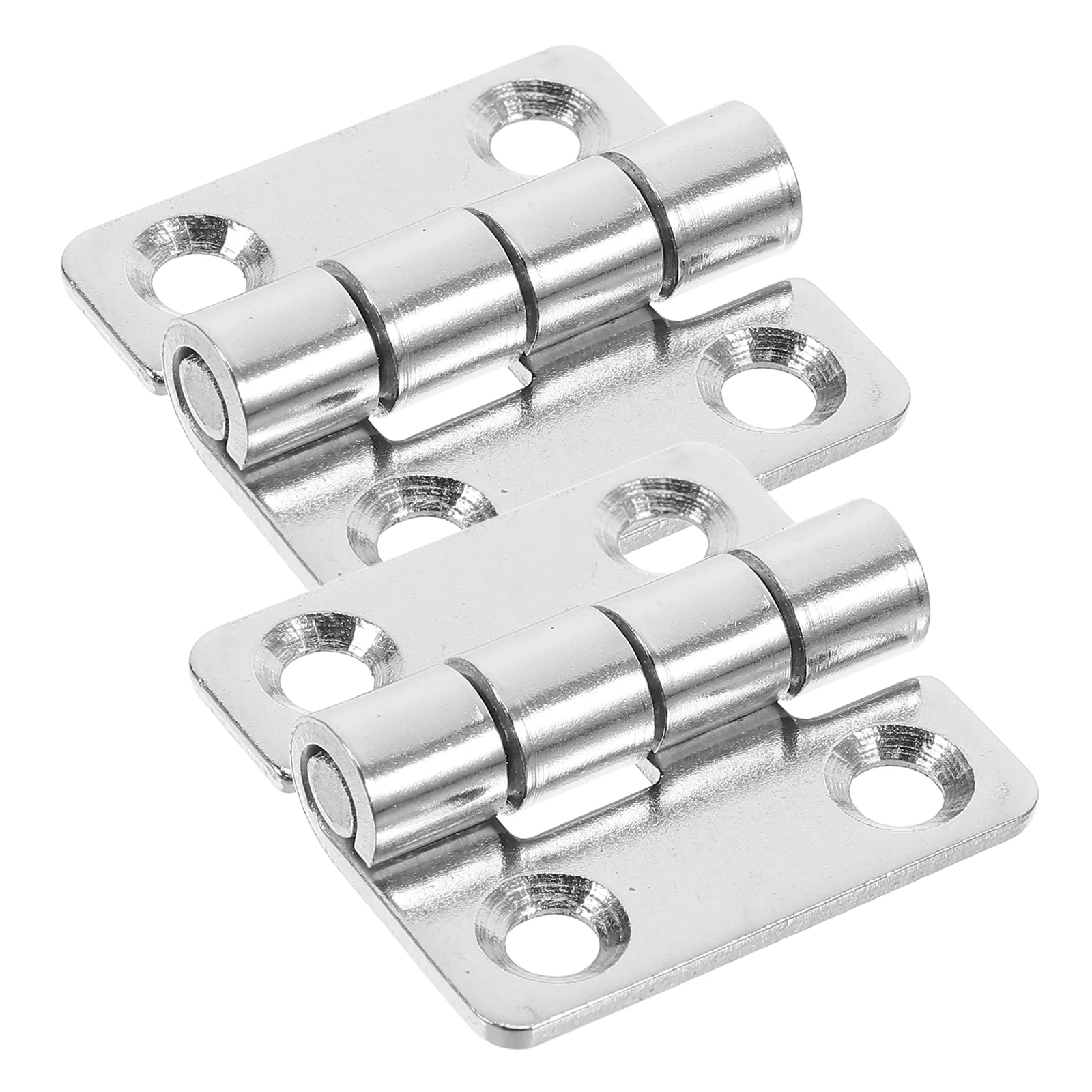 

2pcs 46mm Triangle Silver Door Barn Hardware Small Wooden Box Hinges Smooth Silent Replacement Gate Hinges Furniture