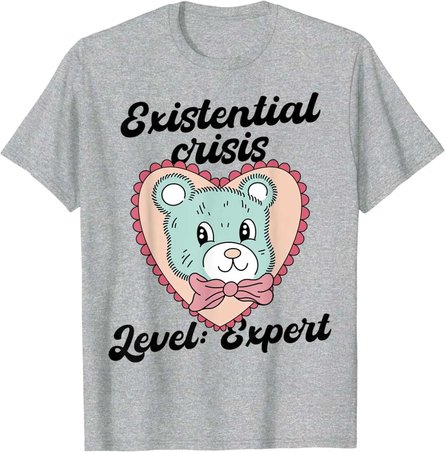 Existential Crisis Expert Level T-Shirt Anime Graphic T-shirts For Men Clothing Women Tees High Quality 100%Cotton Short Sleeve