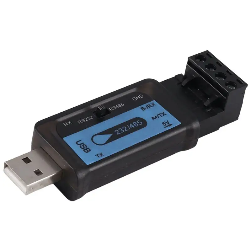 A23F-CH340 USB To RS232 RS485 Serial Signal Switch Converter Adapter Spare Parts Accessories