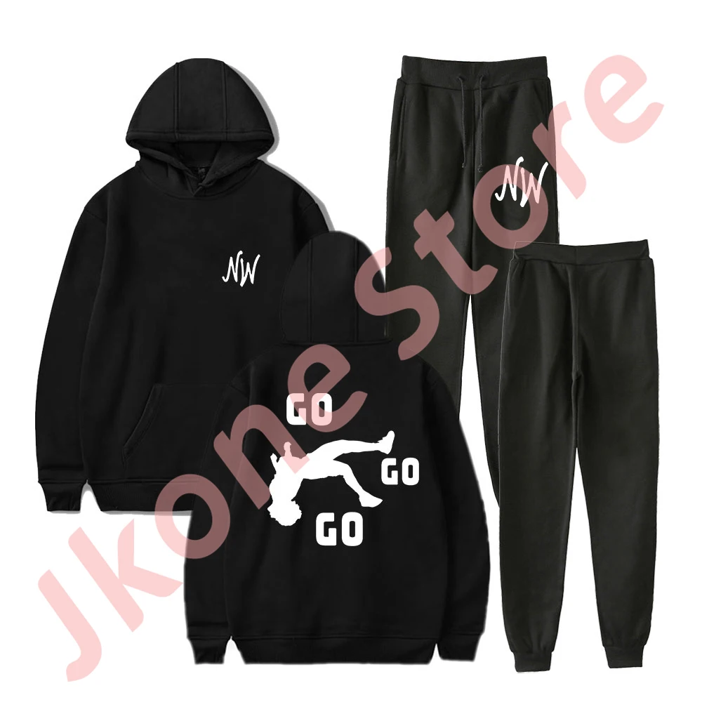 

Nidal Wonder Go Go Go Hoodies Set New Logo Merch Cosplay Women Men Fashion Casual Sweatshirts