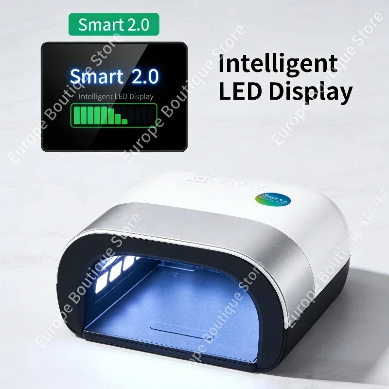 

UV LED Cordless Manicure Lamp, UV Lamp for Gel Nail 4 Smart Timer and Sensor Quick Cure Manicures with Modes