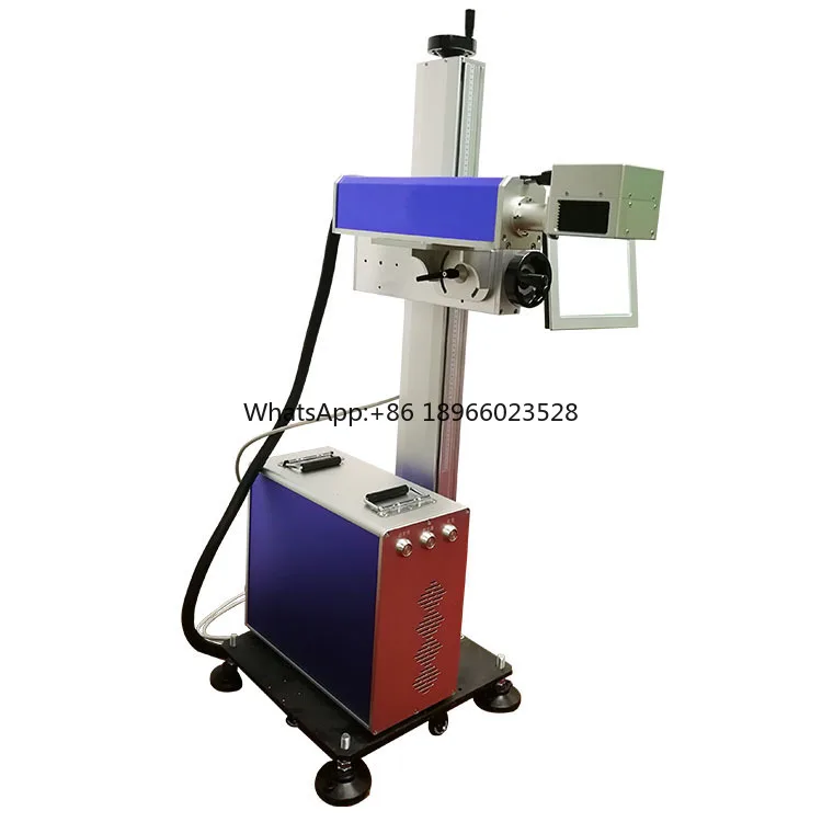 Top quality-103F CO2 Flying Laser Marking Machine for applying to craft gifts,clothing,shoes and bags as well as the IC industry