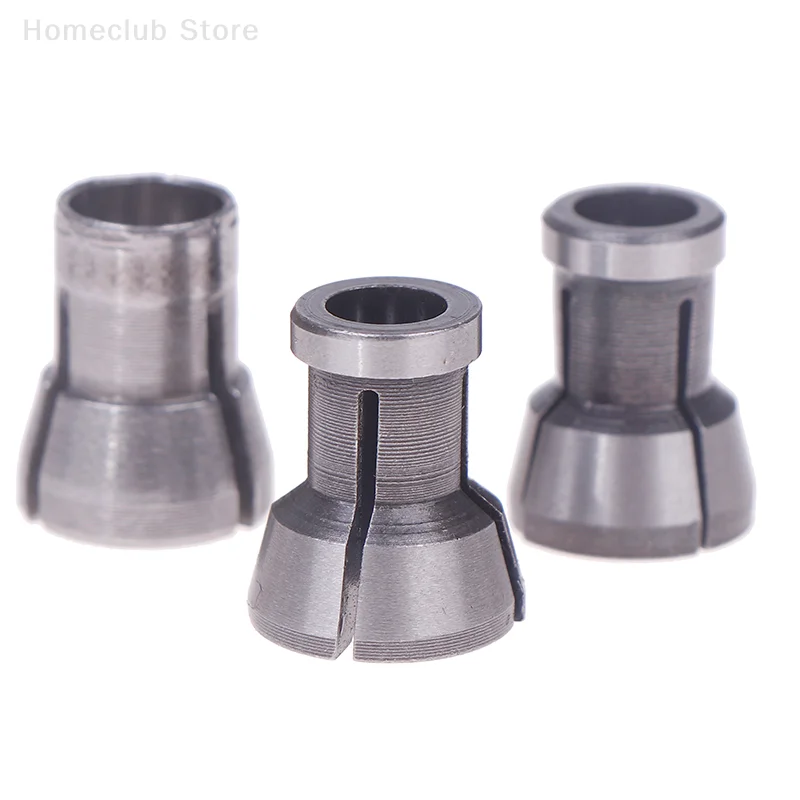 3Pcs Engraving Machine Chuck, M17 6/6.35/8mm High Precision Chuck Adapter Collet For Trimming Machine Angle Grinder