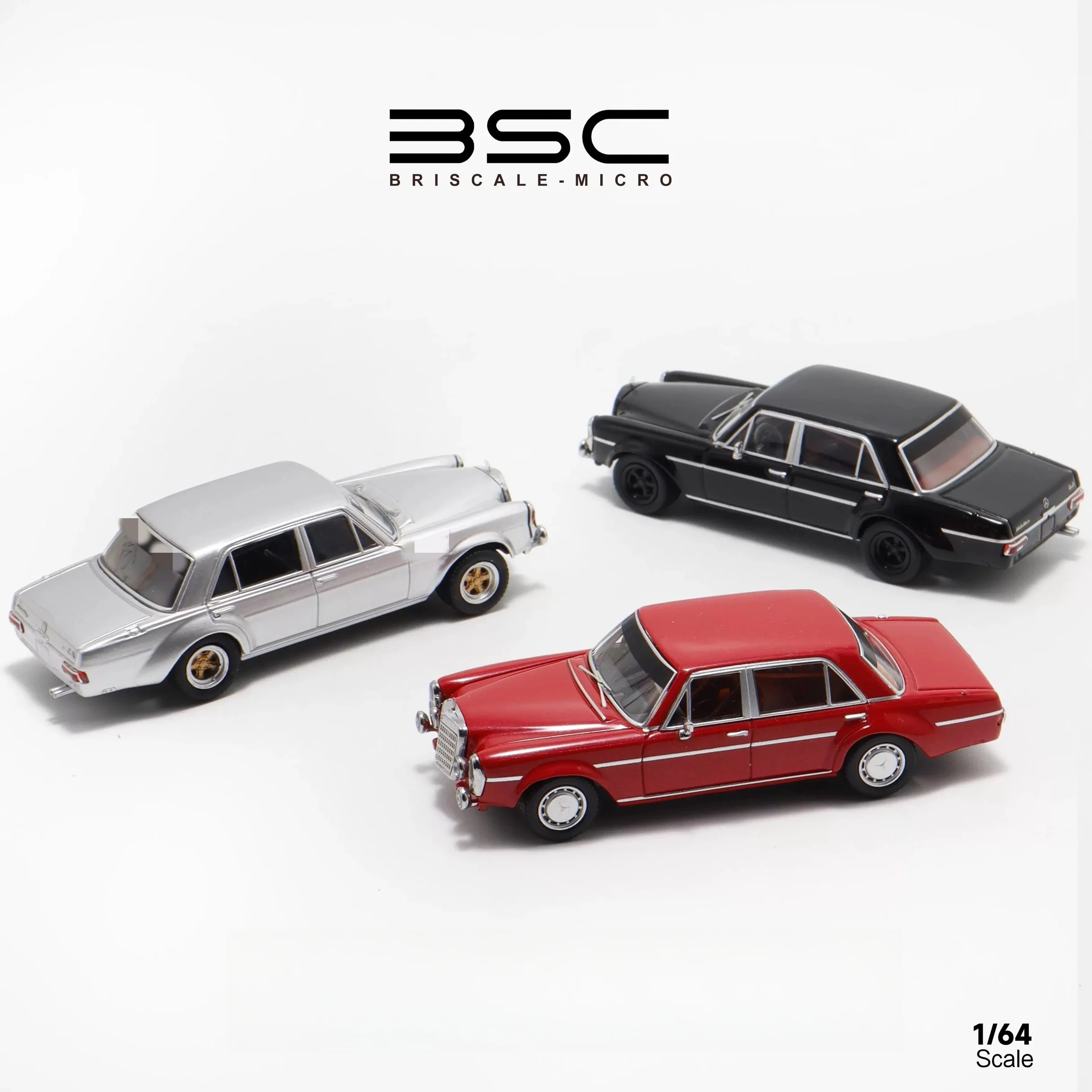 

PreSale*BSC 1:64 BENS 300SEL W109 alloy model - shipped in March