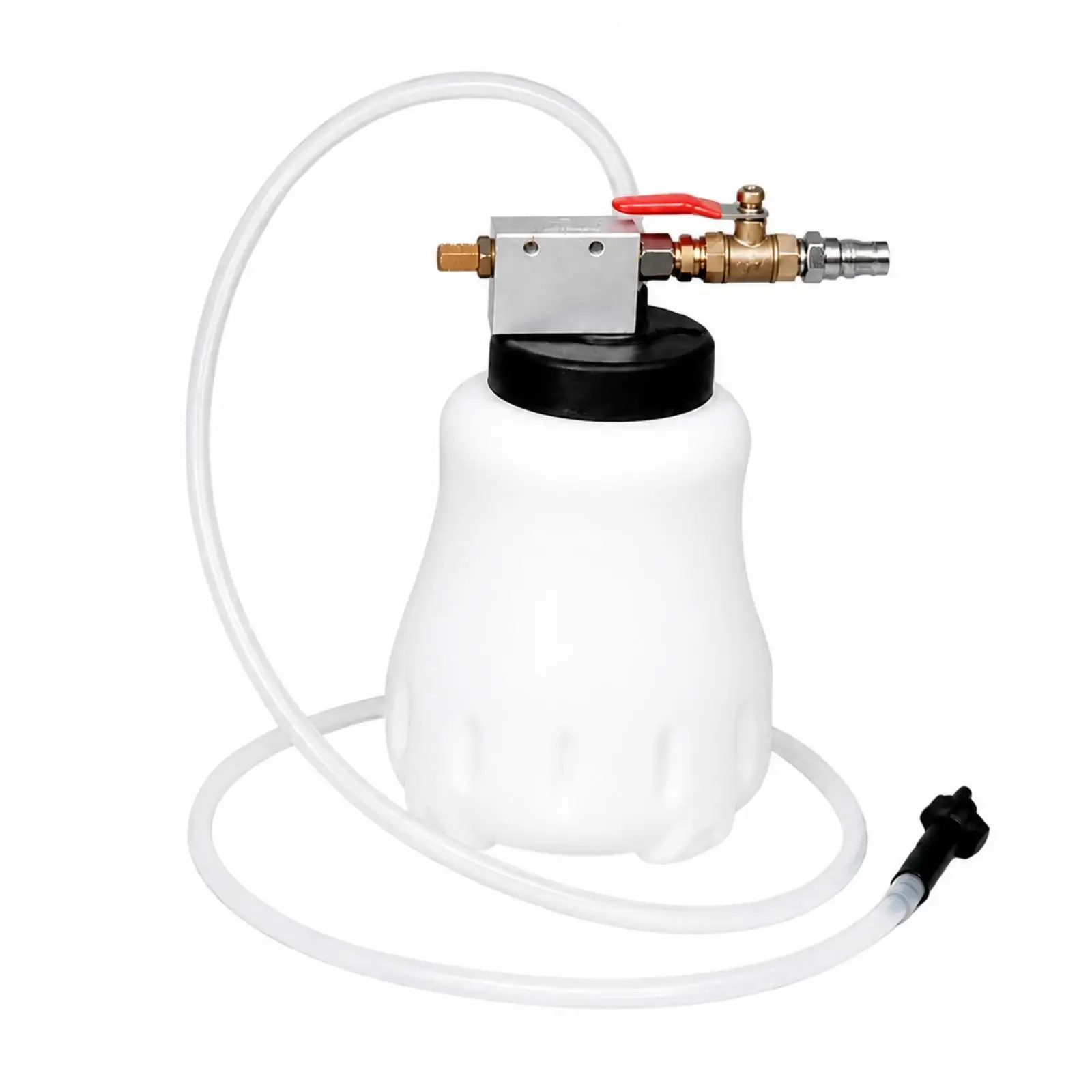 Pneumatic Brake Fluid Replacement Tool with Reservoir Abrasion-Resistant Pneumatic Brake Fluid Extractor Transparent Hose for