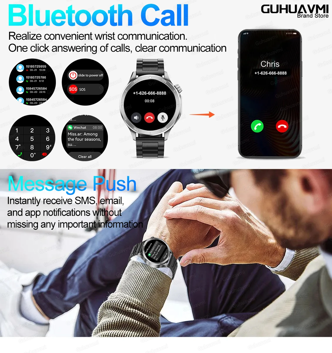2025 nuevo OPPO WANCH X2 MAX deportes al aire libre hombres SmartWatch GPS trayectoria de movimiento brújula pantalla AMOLED IP67 reloj inteligente impermeable