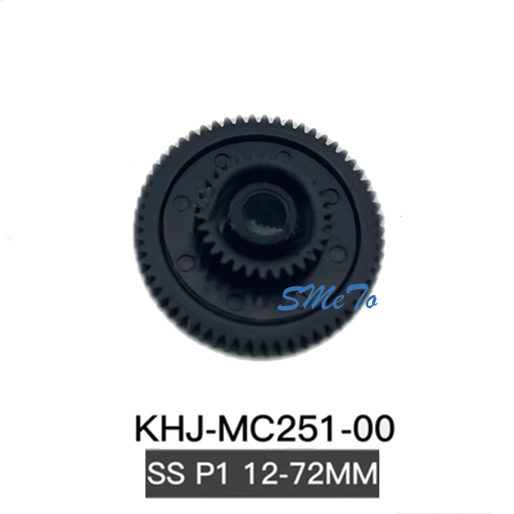 1pcs SS12-72mm SS12MM-24MM Universal เกียร์ KHJ-MC251-00-252 253 254 256 สําหรับ YS12/24 Eelectornic Feeder เกียร์