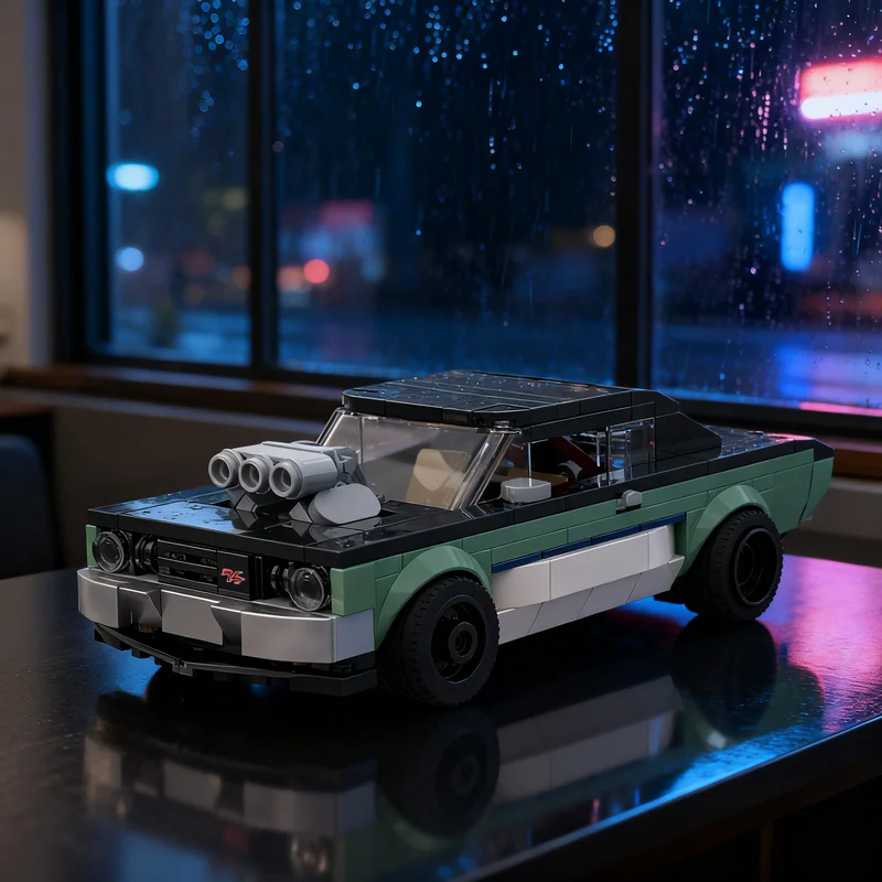 Набор для сборки модели Dodge Dart Custom Racing Series, 310 деталей, конструктор DIY, мега-мини, большой, культовый, с инструкцией, игрушка-герой, подарок