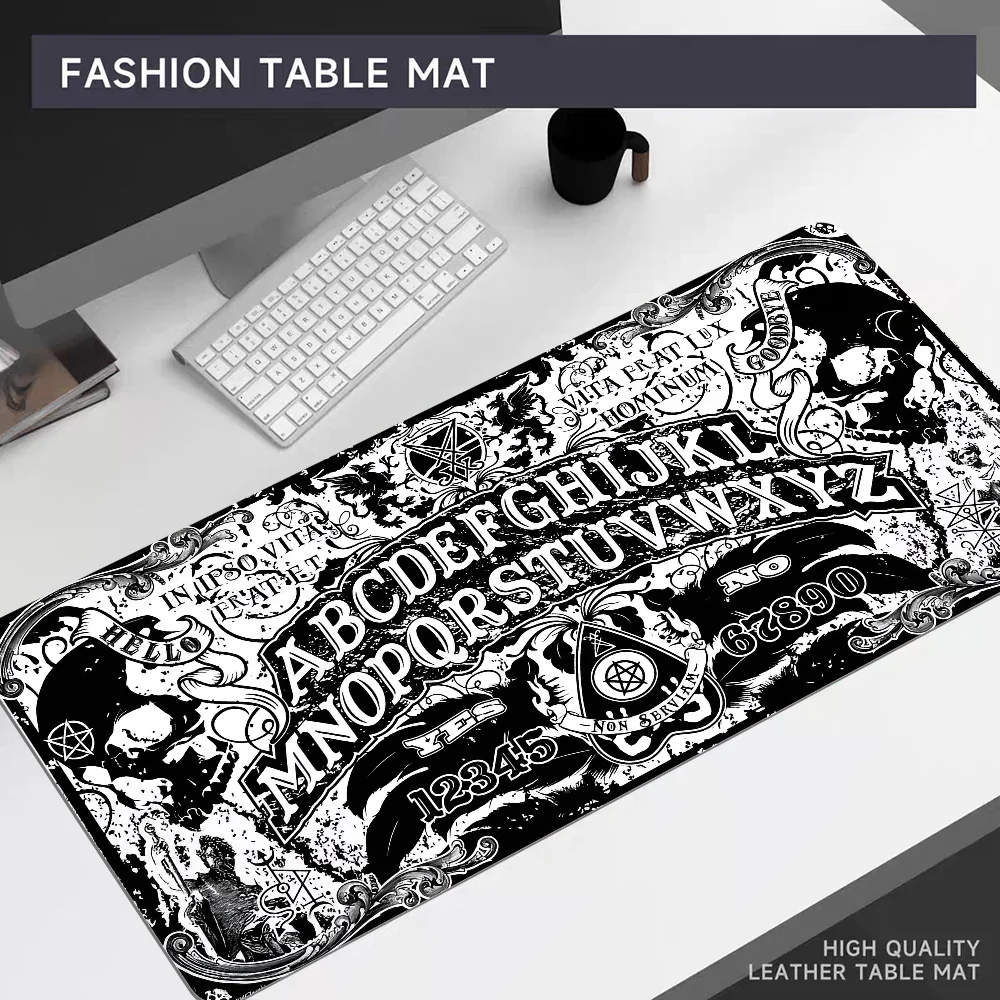 Ouija Tarot Witchcraft Gothic Mousepad 80x30cm XL Lockedge Office Computer Desk Mat Table Keyboard Big Mouse Pad Laptop Cushion