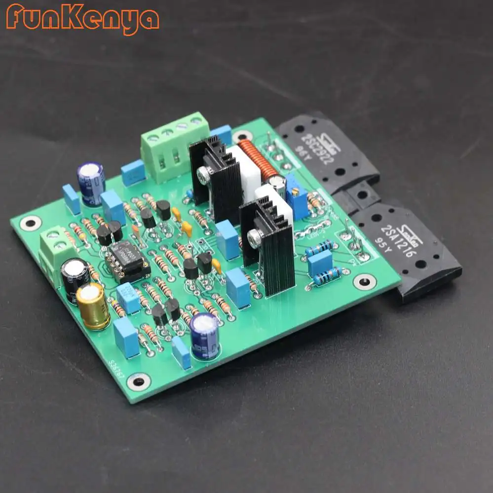 

DIY Home Audio Mono Rear Class Power Amplifier Board 100W 2SA1216 2SC2922 NPD5565