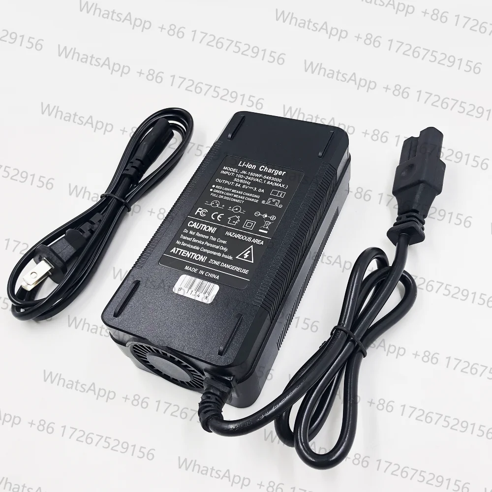 مسبق المنتج العالمي 48 فولت شاحن سريع 48V54.6V3A