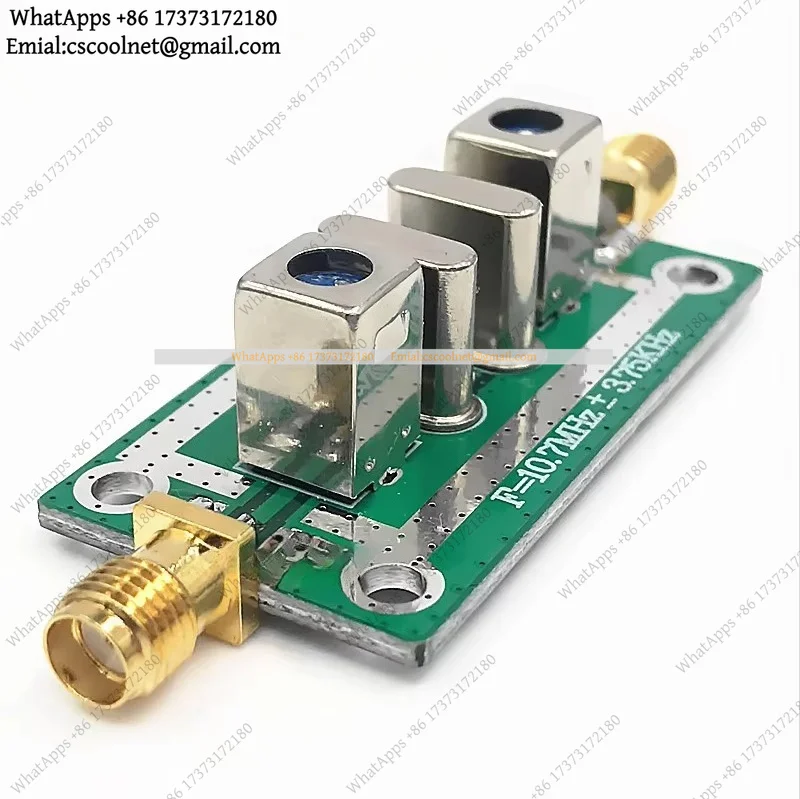 JS03 10.7MHz Narrow Bandpass Quartz Crystal Filter ±3.75kHz SSB CW Receiver Parts