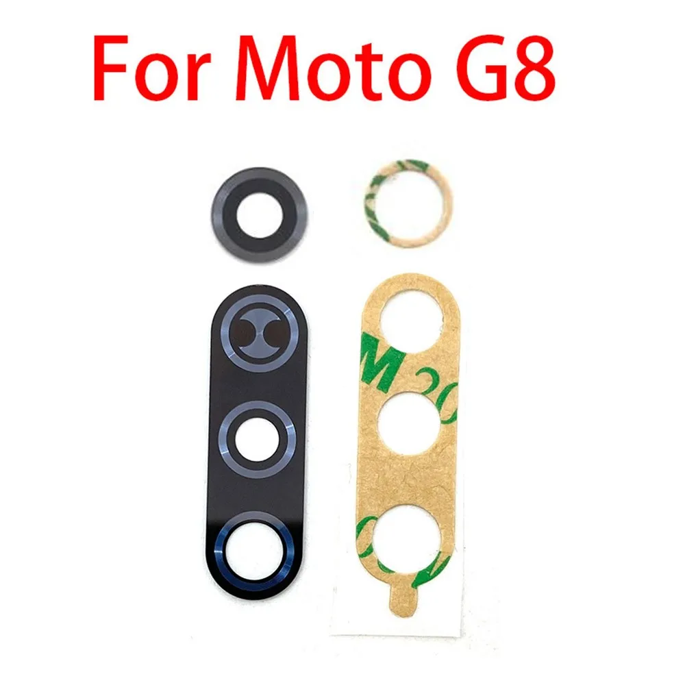 NEW Back Rear Camera Glass Lens With Adhesive Sticker For Motorola Moto G54 G84 5G G5S G52 G60 G82 G7 Plus G8 Play G8 Power Lite