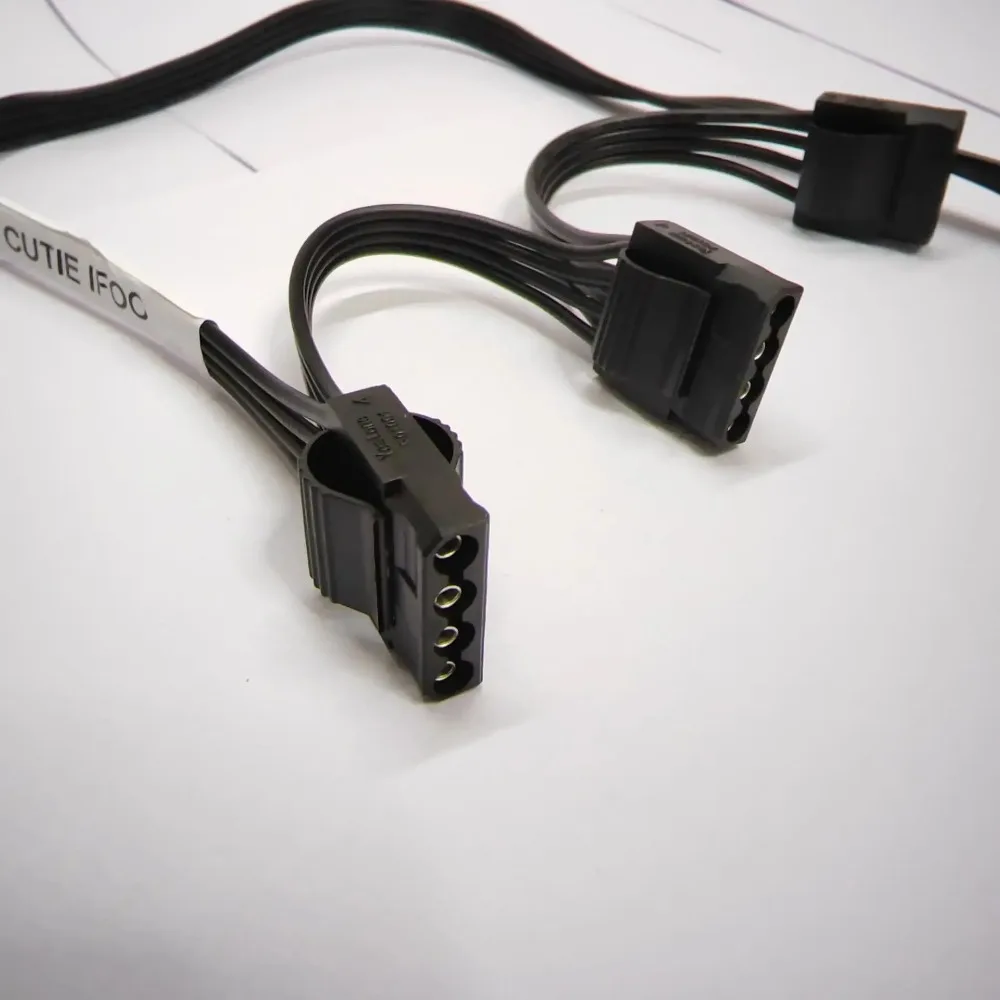 6p 6Pin To Mainboard HDD 3-Port 3 IDE 4Pin Molex Power Socket Cord for Great Wall G5 G6 G7 X5 X6 X7 X8 Power Module Cable