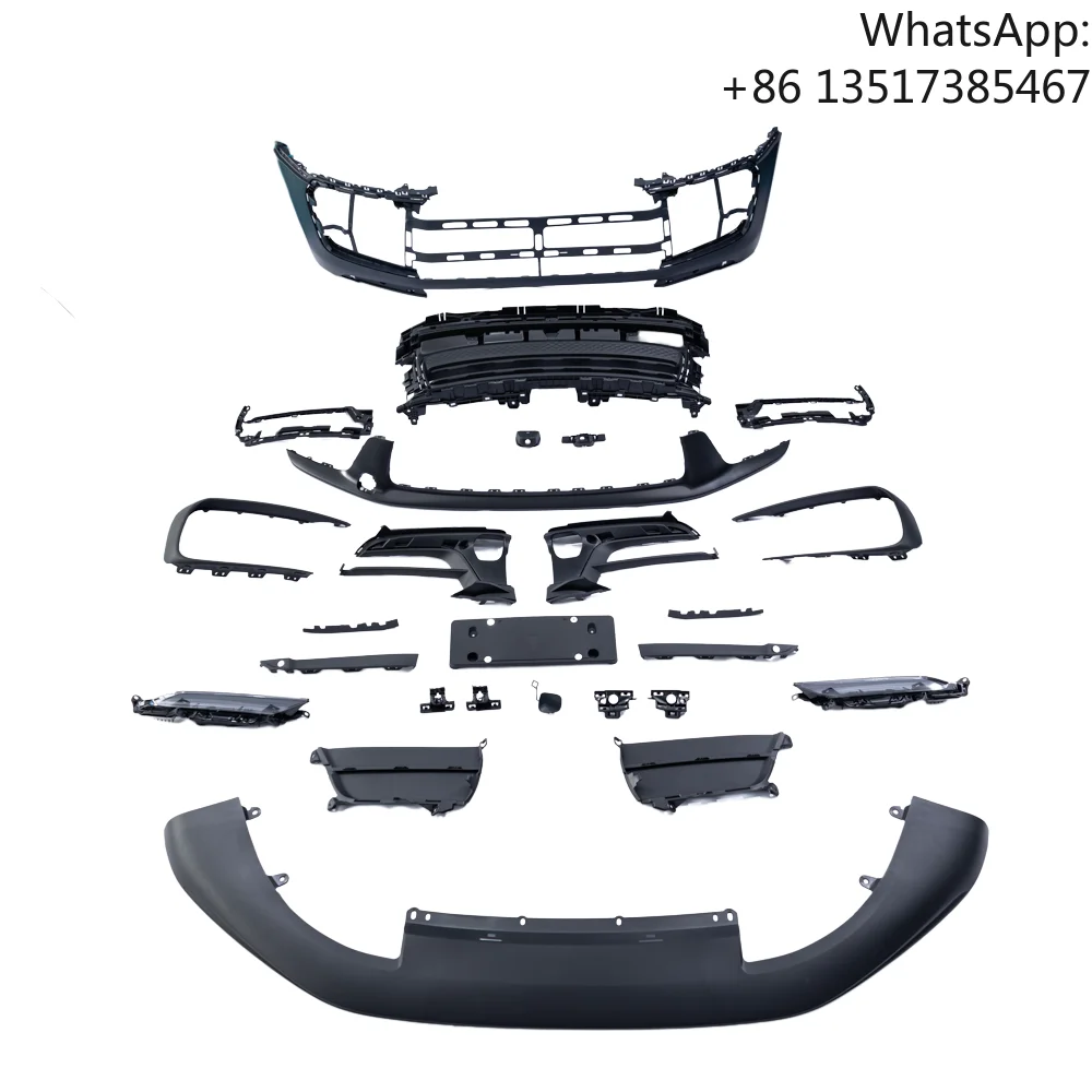 

Upgrade Body Kit Front Bumper Kit Full Refit Set Car Body Kit Front Bumper Set for Porsche 95B.1 Macan Upgrade to 95B.3