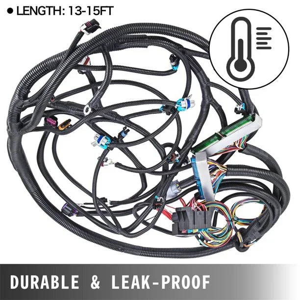 Drive by Cable 2003-2007 LS1 LS2 LS3 Swap Engine Standalone Wiring Harness With 4L60E/4L80E Transmission EV1 Fuel Injector