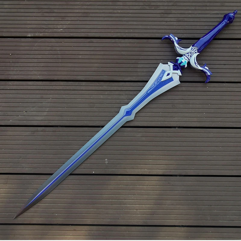 Genshin Impact Replica for Cosplay, Sacrificial Great Metal Sword, Stainless Steel, Christmas Party, Fancy, Home Decoration