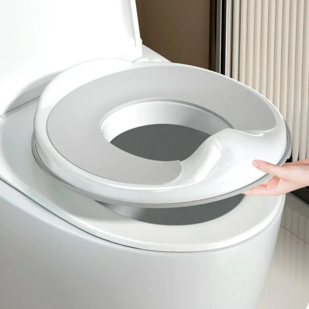 Tempat Duduk Toilet Anak Tahan Percikan Air Anti-selip Mudah Dicuci Tempat Duduk Toilet Bayi Pelatihan Tambahan Tempat Duduk Toilet Rumah Tangga dengan Bantalan
