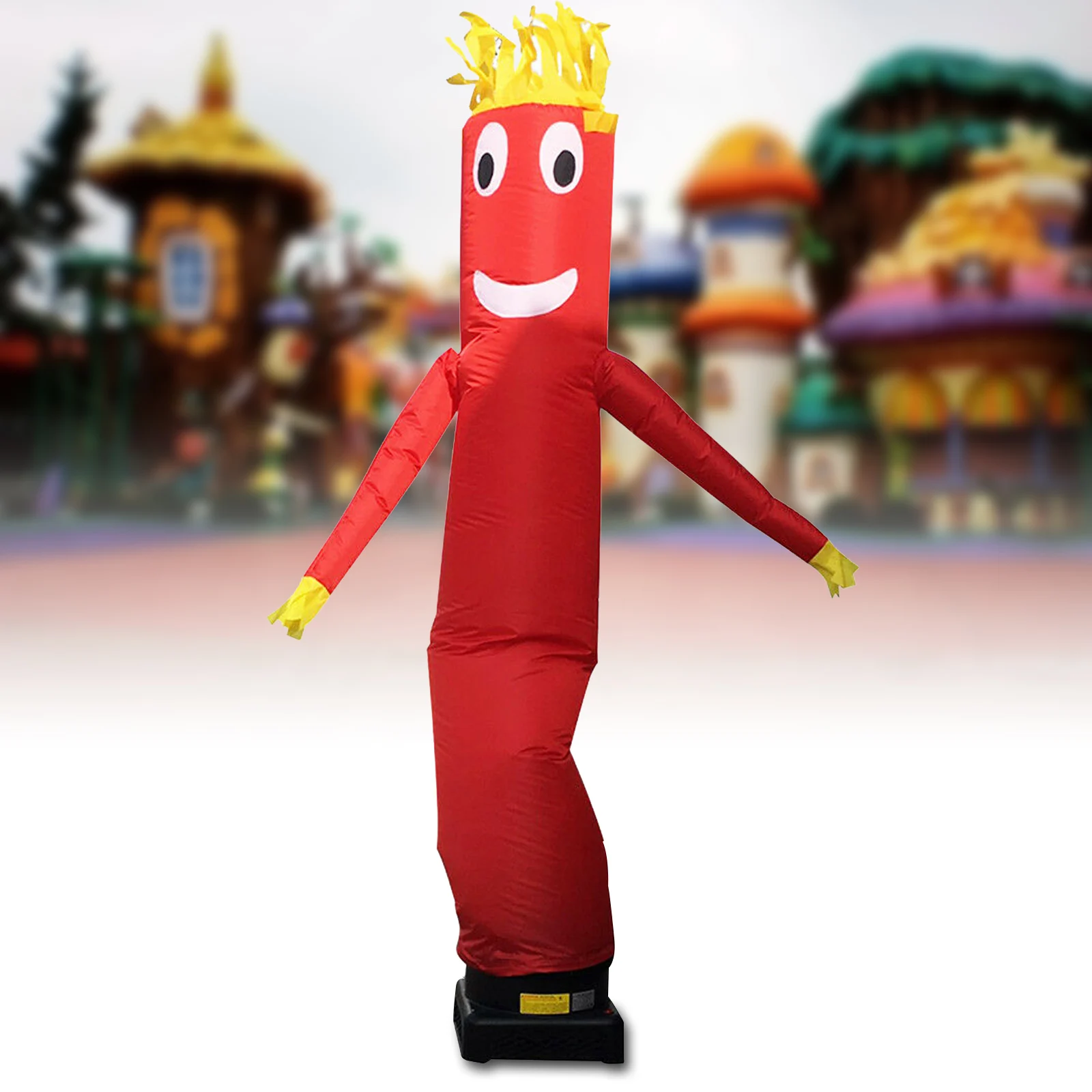 نفخ الإعلان موجة السماء راقصة الإعلان دمية هوائية دمية طائرة (10 أقدام/3 أمتار أحمر) #3