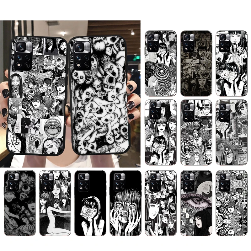 Junji Ito Tomie Phone Case For Xiaomi Redmi note 13 12 Pro 11S 11 10 Pro 10S 12S Redmi 10 9C 13C Shell