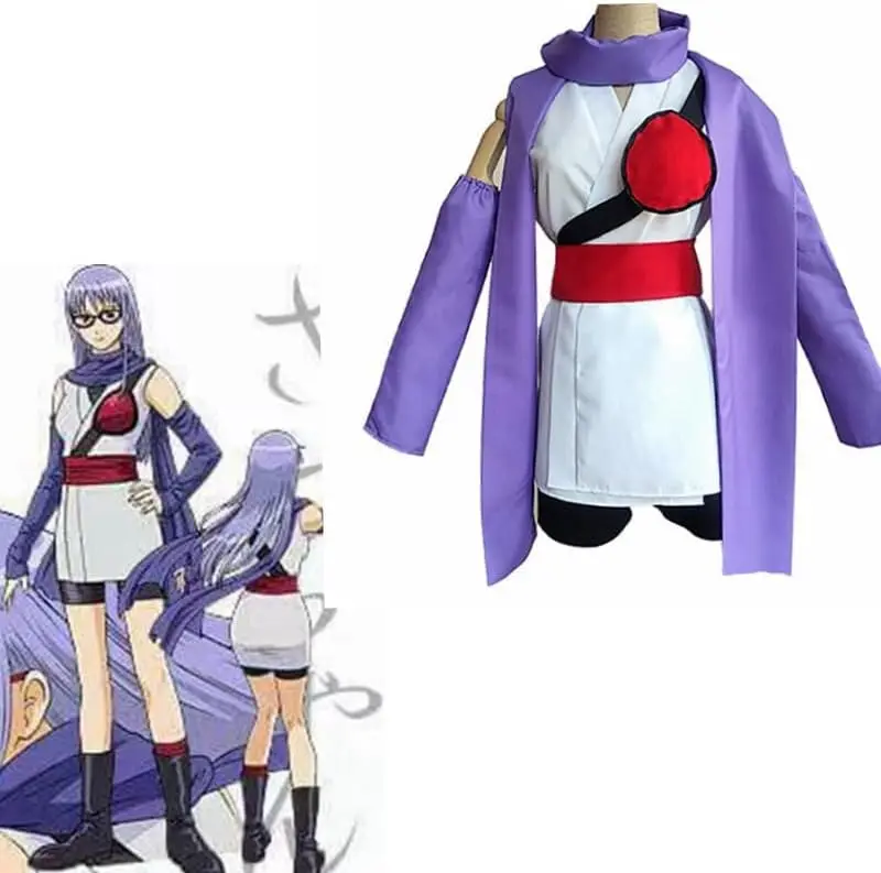 Costume de Cosplay Kimono Personnalisé, Uniforme de Gastronomie, Anime GINTmemorial Sarutobi Ayame